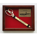 Red Ceremonial Scissors Display Case for 15" Gold Ceremonial Scissors